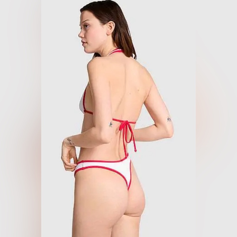 NWT Pink by Frankie’s Bikinis moon bay bottoms
